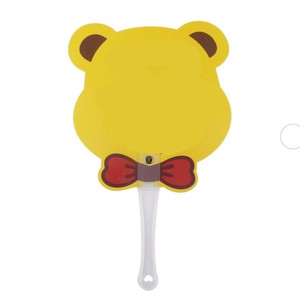 Ventilateur à main portable étanche en PVC Sublimation Cartoon Summer Paddle Fan Ventilateurs à main ronds transparents en plastique avec logo personnalisé imprimé - Product Image 1