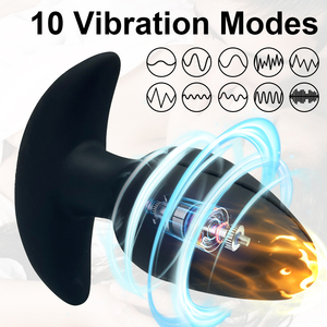 Vibrador <span class=keywords><strong>Anal</strong></span> TMM APT-31, 10 Modos de Vibración, Rotación de 360°, Silicona+ABS, IPX5 Impermeable, Tapón <span class=keywords><strong>Anal</strong></span> para Uso <span class=keywords><strong>Anal</strong></span> y Vaginal - Product Image 2