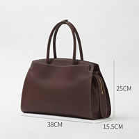 Sac fourre-tout vintage en cuir PU de haute qualité avec design simple, grande capacité, poignée supérieure, sac à main pour femmes, OEM ODM, logo personnalisé