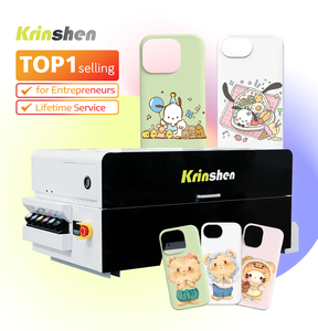 Krinshen เครื่องพิมพ์ยูวี DTF มัลติฟังก์ชั่นจากโรงงานขายตรงม้วนเป็นม้วน DTF UV สำหรับโทรศัพท์ขวดแก้วสติกเกอร์โลหะ - Product Image 1