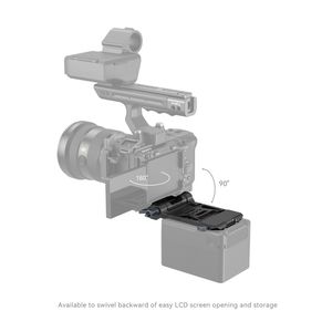 Placa de Baterí<span class=keywords><strong>a</strong></span> Plegable con Montura en V, Solución de Montaje Todo en Uno sin Herramientas para Cámaras DSLR <span class=keywords><strong>Sony</strong></span>, Canon y Panasonic - Product Image 5