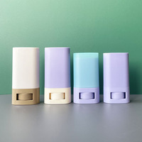 Conteneur vide en plastique pour déodorant en stick de 15 g et 20 g, tubes à visser, emballage pour baume déodorant