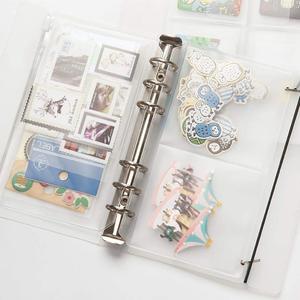 12 Cái Nhựa Rõ Ràng Binder Phong Bì <span class=keywords><strong>4</strong></span> 1/5X6 3/<span class=keywords><strong>4</strong></span> Túi Lá Lỏng Lẻo Hệ Thống Phong Bì Ngân Sách, Có Bìa Binder - Product Image 5