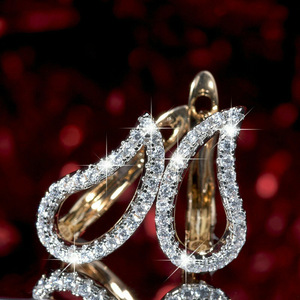 Orecchini a Forma di Foglia per Donne, Accessori per Orecchie Semplici e alla Moda per Uso Quotidiano - Product Image 1