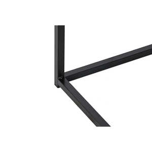 Mesa de Centro de Metal MDF 100x60x40 Simil Mármol Negro - Product Image 3