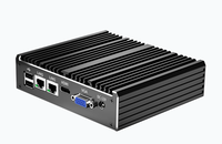 Armortec Fansız Mini Endüstriyel Bilgisayar Intel N2930 Dört Çekirdekli Çift LAN RS232 RS485 Gömülü Bilgisayar Stokta