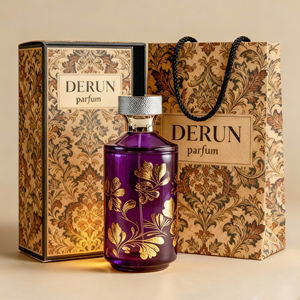 Botellas de perfume vacías de cristal hechas a mano de estilo egipcio Vintage de diseñador 250ml para paquete de negocios Parfum cajas personalizadas con logotipo - Product Image 6