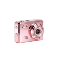 Mini caméra HD DC23 Or Rose 1080P Appareil photo numérique professionnel sans miroir avec MicroSD 2MP Lampe torche LED Best-seller