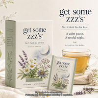 Mélange de tisanes pour la détente, infusions de plantes et fleurs, sachets de thé, infusion apaisante du soir