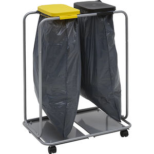 JH-Mech telaio esterno di grande capacità contiene 30-55 galloni Multi uso sacchetti di selezione foglia di <span class=keywords><strong>metallo</strong></span> porta sacco della spazzatura - Product Image 1