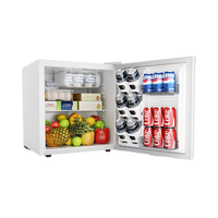 Prix d'usine Euhomy 46L Blanc Comptoir Mini Chambre Réfrigérateur Mini Boisson Énergisante Réfrigérateur Mini Réfrigérateur Réfrigérateur pour Chambre