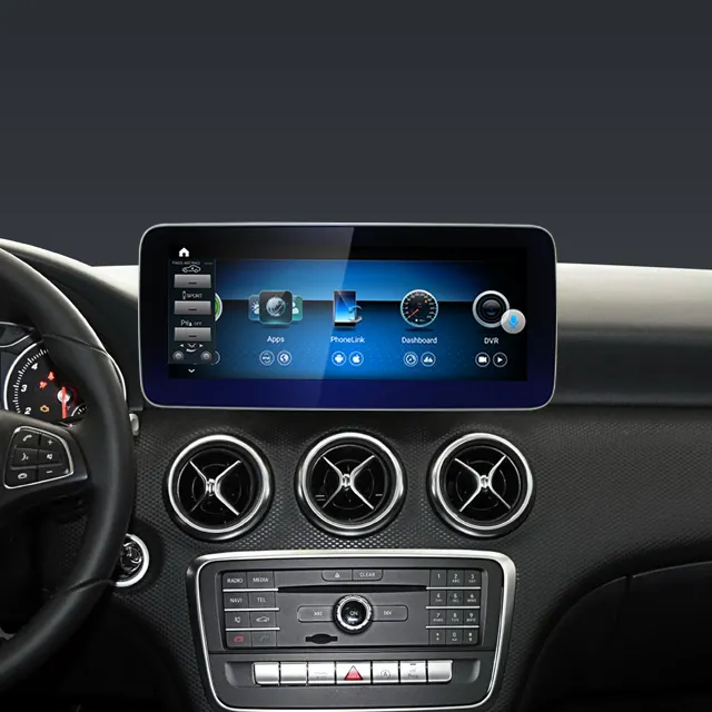 10.25 pollici Android schermo NTG 4.5 auto multimediale di navigazione GPS per Benz classe A W176 2013 2014 2015