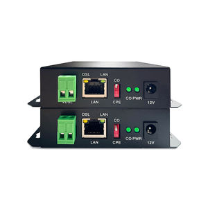 Extension Ethernet VDSL2 100mbps avec boîtier métallique jusqu'à 3KM 3000M sur câbles 2 fils/fil téléphonique - Product Image 2