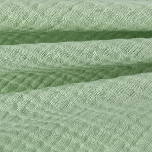Haute qualité 100% coton froissé mousseline plaine gaze tissu pour pyjamas vêtements langes artisanat garçons jouets - Product Image 6