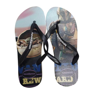 <span class=keywords><strong>Tongs</strong></span> blanches pour femmes avec bout ouvert et caractéristiques recyclables Style mariage de plage Semelle en caoutchouc d'été - Product Image 3