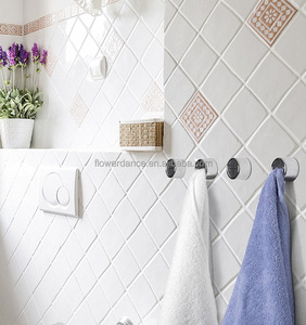 High Quality Creative Round Push Bathroom <strong>Towel</strong> <strong>Hooks</strong> Premium Adhesive Tea <strong>Towel</strong> Holder Wall Mount <strong>Hook</strong> for Kitchen - Product Image 6