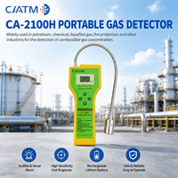Détecteur de gaz LEL portable CAATM, analyseur de gaz combustible 0-100% LEL, alarme de fuite de méthane et de propane