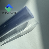 Rouleau de PVC Jiangtai transparent, ignifuge, imperméable, anti-rayures, thermoformable, film A4, feuille de plastique à découper