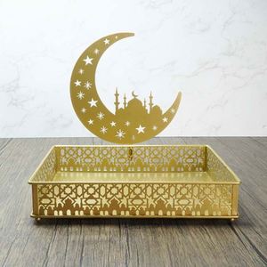 Arabic Festival Lent Stars Moon Tray <b>Cake</b> Snack Fruit Tray Home Crafts <b>Decoration</b> - Product Image 5