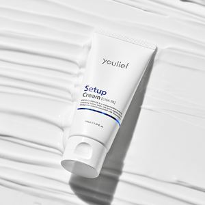 YOULIEF Crème réparatrice végétalienne pour peaux sensibles, apaisante, hydratante, légère, non collante, apaisante, sans parfum - Product Image 2