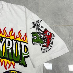 Camisetas Oversize Y2K de Streetwear para Hombre, 100% Algodón, Manga Corta, Alta Calidad, con la Frase 'THAT'S a AWFUL LOT COUGH SYRUP' - Product Image 6