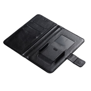 Hot Bán Chủ Thẻ Lật Wallet Da Phổ Điện Thoại Di Động Trường Hợp Với Clip Thiết Kế - Product Image 2