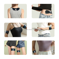 Mini masseur, patch de massage, vibration électrique, stimulateur à micro-courant, télécommande sans fil, produit de beauté pour les personnes fatiguées