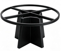 Base de table en fer sur mesure moderne, support de table en métal, cadre de support de table à manger circulaire