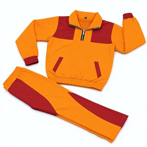 Conjunto Deportivo Ligero de Algodón Personalizado, Cortavientos y Transpirable, con Sudadera de Media Cremallera para Adultos, Ropa Urbana de Primavera - Product Image 4