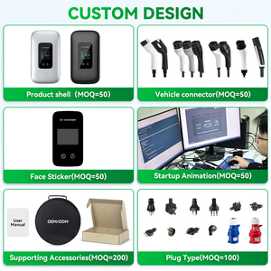 Station de recharge EV Gocean personnalisée avec application Wi-Fi, vente en gros, fournisseur d'or OEM, nouvelle interface 5m, <span class=keywords><strong>11</strong></span> <span class=keywords><strong>kW</strong></span>, 16A, Type 2 - Product Image 4
