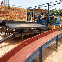 Usine de traitement du tungstène à petite échelle 5TPH à vendre, mini-usine de valorisation du minerai de tungstène avec séparateur Jig et table vibrante