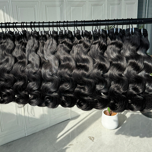 Extensiones de Cabello Humano con Ondas Suaves, Cabello Virgen Natural, Aspecto Natural, Textura Suave y Lisa, Cabello con Doble Trama - Product Image 1