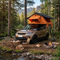 Tente de toit légère avec accessoires rapides, fabricants de tentes de toit souples personnalisées 4x4 pour le camping
