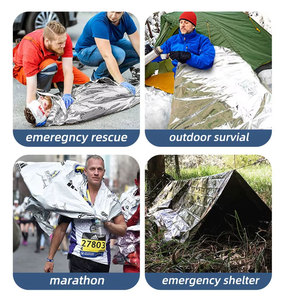 Kongbo E01 bán buôn ngoài trời đi bộ đường dài sản phẩm cắm trại nhẹ Mylar khẩn cấp nhiệt tồn tại Lá sưởi ấm chăn tồn tại - Product Image 2