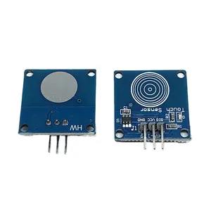 Módulo de Interruptor táctil capacitivo TTP223, placa de Sensor de botón táctil PCB, módulo DC 2 a 5,5 V, 2,5-5,5 V, TTP223
