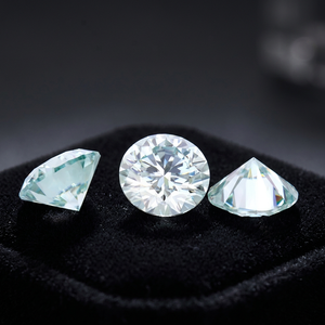 TISHYA DIAMOND Moissanita Sintética (Creada en Laboratorio) Blanca, Corte Excelente, VVS1, Color D, Juego de Color/Fuego, Certificada por Terceros - Product Image 2