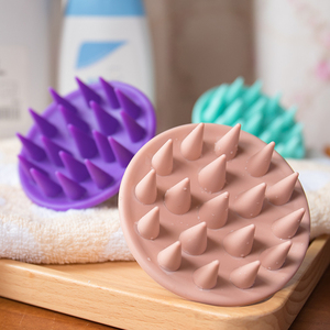 Silicone Head Massager Shampoo <b>Brush</b> Scalp Hair Care Scalp Massager for Hair Growth - Product Image 3