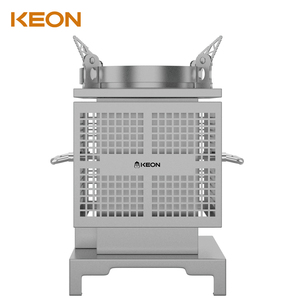 KEON personnalisé portable en acier inoxydable 201 extérieur pique-nique brûlant poêle à <span class=keywords><strong>bois</strong></span> moderne OEM fabricant en gros <span class=keywords><strong>granulés</strong></span> combinés - Product Image 1