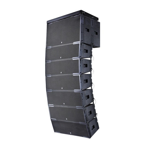 Professional 12-Inch Dual Line Array Speakers High Power Active Sound System with DSP Setting for Audio & Video Lighting