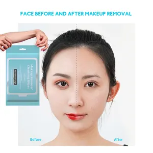 Deep Cleaning Ultra Soft Makeup Removing Wipes New 24pcs Makeup Wipes Private Label Custom Make Up Wipes For Face Refreshing
