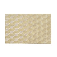 Sous-plats carrés en plastique créatifs et simples ; Sous-verres unicolores pour hôtels et restaurants ; Tapis de table isolants résistants à la chaleur ; Tapis de table en PVC