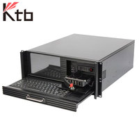 Ordinateur industriel IPC-4000T/AJ 4U en rack, HotSwap, Windows/Linux, en aluminium, avec écran