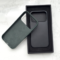 Kustom logo mewah Pu kulit halus casing ponsel aksesoris untuk Iphone 17 Air Pro max seri penutup belakang