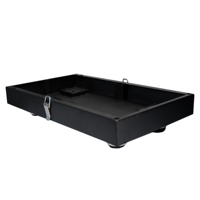Base de palette en stock UE, capacité de charge 500 kg+, noire et blanche avec roues pour boîtier de batterie de stockage d'énergie domestique 48 V 280 Ah