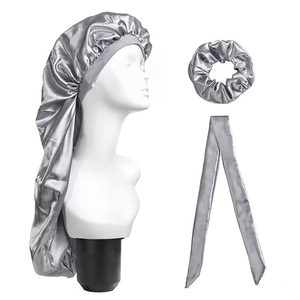 Juego de <span class=keywords><strong>dormir</strong></span> de noche de 3 uds., <span class=keywords><strong>gorro</strong></span> largo de satén <span class=keywords><strong>para</strong></span> <span class=keywords><strong>dormir</strong></span>, <span class=keywords><strong>gorro</strong></span> trenzado, <span class=keywords><strong>gorro</strong></span> de <span class=keywords><strong>dormir</strong></span> con Scrunchies <span class=keywords><strong>para</strong></span> mujer, rastas de pelo rizado - Product Image 6