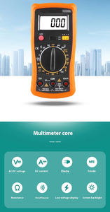 Multímetro Digital Anti-caída, Probador de Circuitos Electrónicos, Profesional, con Rango Automático, para Uso Escolar y de <span class=keywords><strong>Física</strong></span> - Product Image 5