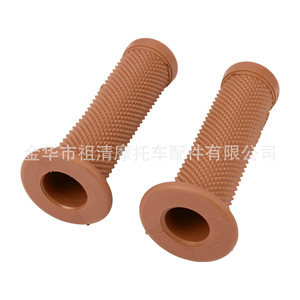 Empuñaduras para manillar de motocicleta Zuqing, 22mm/24mm, goma roja, estilo retro universal, antideslizante, para todas las bicicletas - Product Image 2