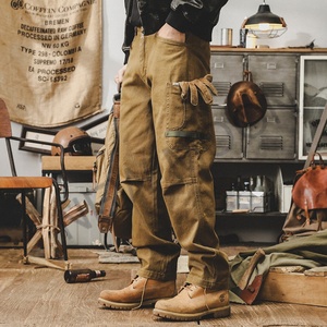 Pantalon cargo américain personnalisé pour homme, coupe droite, fonctionnel, urbain, pour le quotidien, la montagne, tactique, décontracté - Product Image 3