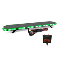 Barre lumineuse longue à 180 LED, état neuf, lumière clignotante d'avertissement rouge, bleue, blanche, ambre pour voiture, camion, lumière de toit