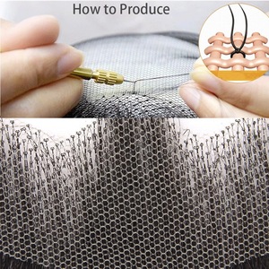 HLC Realistic Mustache Human Hair Handmade Cosplay Beards Soft Lace Natural Looking Costume Facial Hair for <strong>Disguise</strong> Party Decor - Product Image 2